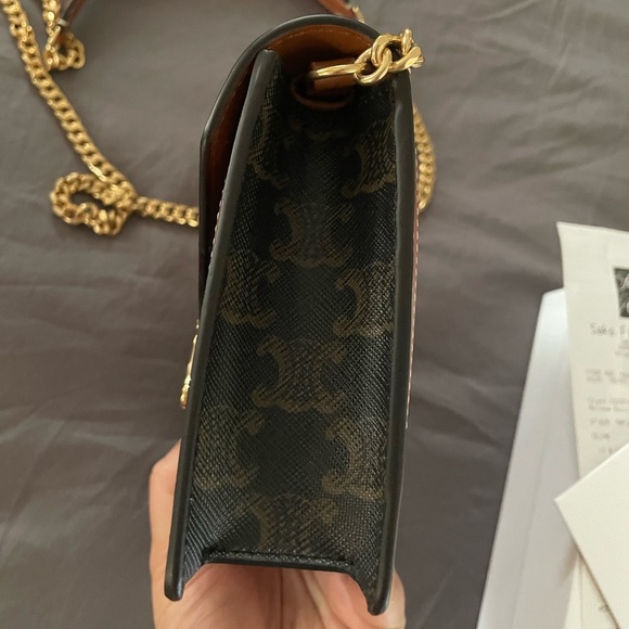 SOLD 🏆Celine triomphe  Wallet on chain - Picture 6 of 14